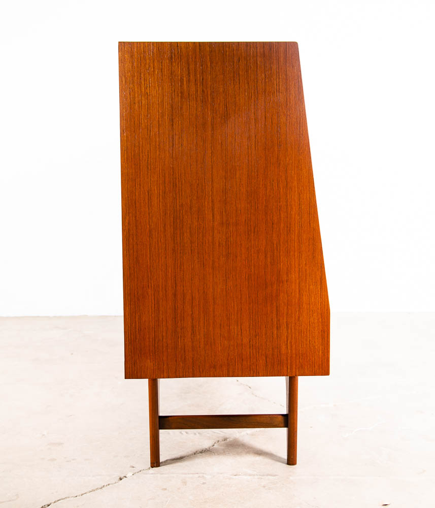 Mid Century Danish Modern Credenza Highboard Bar Sideboard Denmark Mcm Drawers - Image 4
