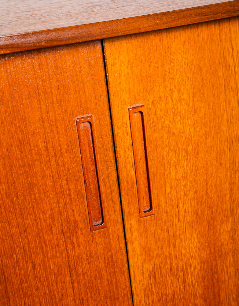Mid Century Danish Modern Credenza Highboard Bar Sideboard Denmark Mcm Drawers - Image 8