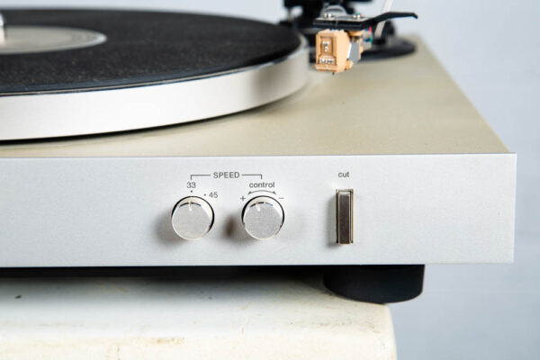 Vintage Record Player Harman Kardon T25 Turntable Silver Grafo MF3 Semi Auto - Image 5
