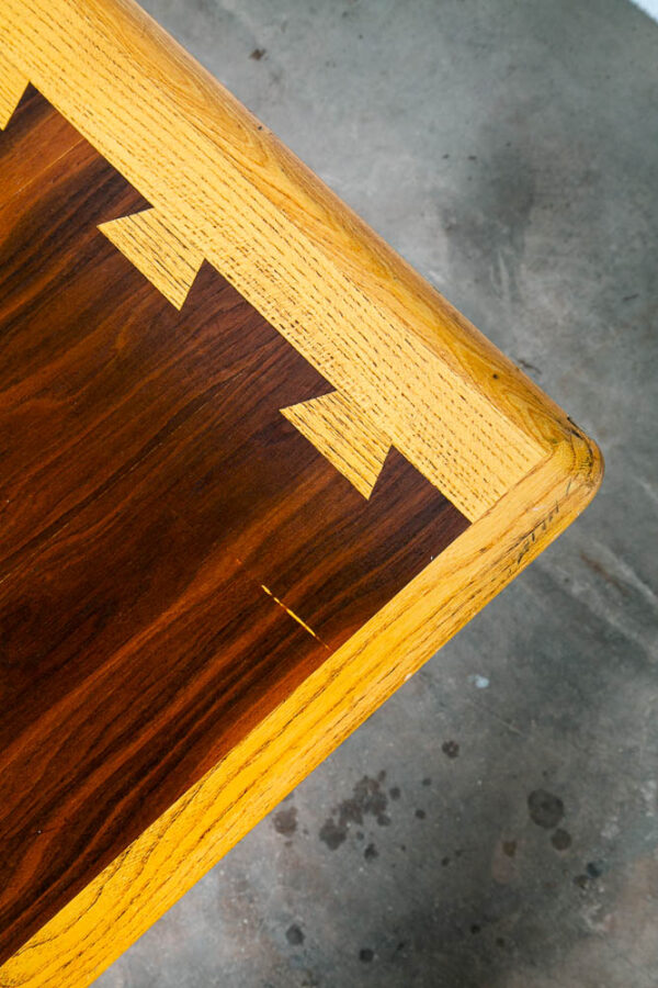 Mid Century Modern Coffee Table Walnut Lane Acclaim Long Cocktail Surfboard Mcm - Image 10
