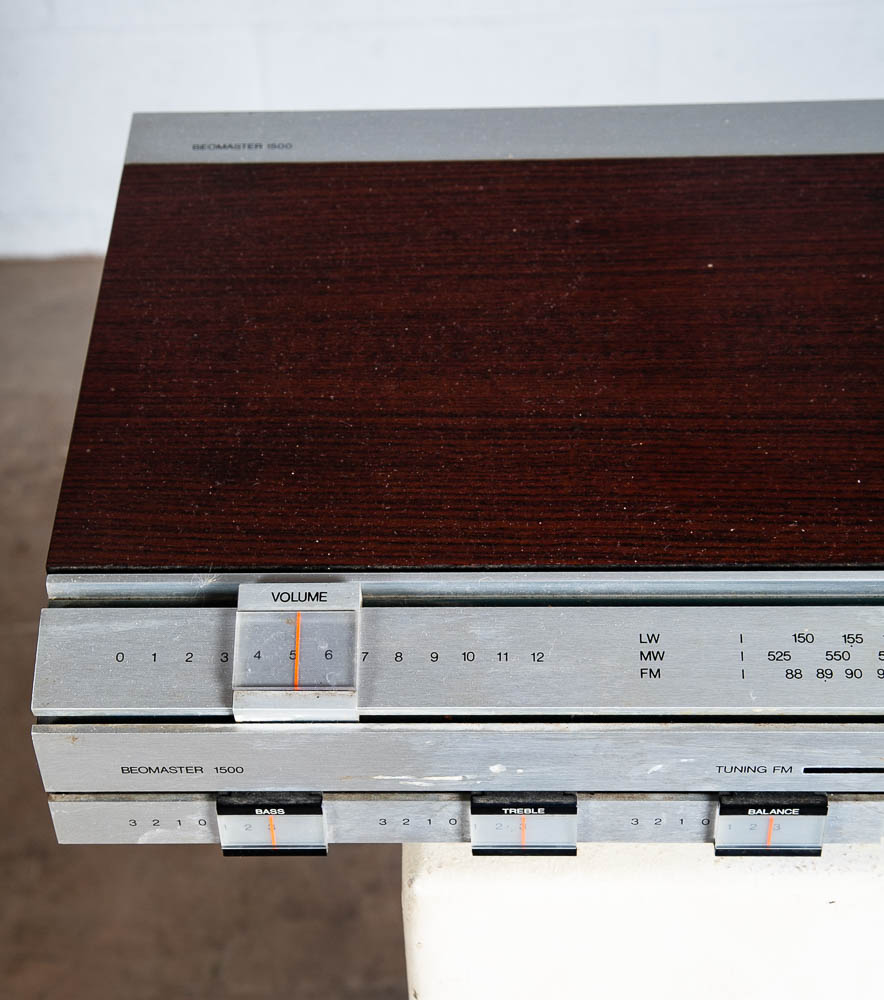 Mid Century Modern Receiver Tuner Bang Olufsen Beomaster 1500 B&O Works Rosewood - Image 11