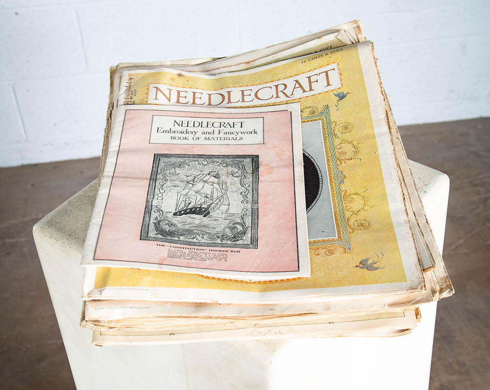 Antique Magazine Lot 110+ Needlecraft 1919-1930 Advertisement Sewing Crafts Mcm - Image 3