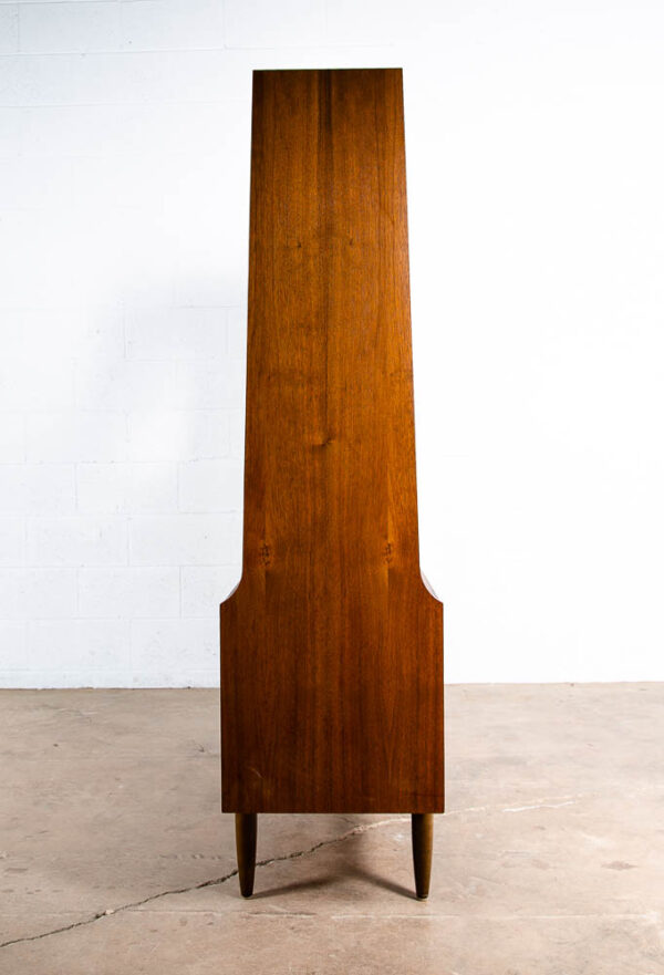Mid Century Modern Room Divider Wall Unit Credenza Cabinet Walnut Vintage Danish - Image 5