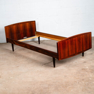 Mid Century Danish Modern Bed Frame Sm Single Rosewood Denmark Sannemanns Mobler
