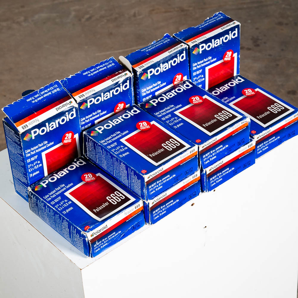 10 NEW Polaroid 669 Double Pack 20 photos ISO 80/20 Film Instant Expired Lot NIB - Image 2