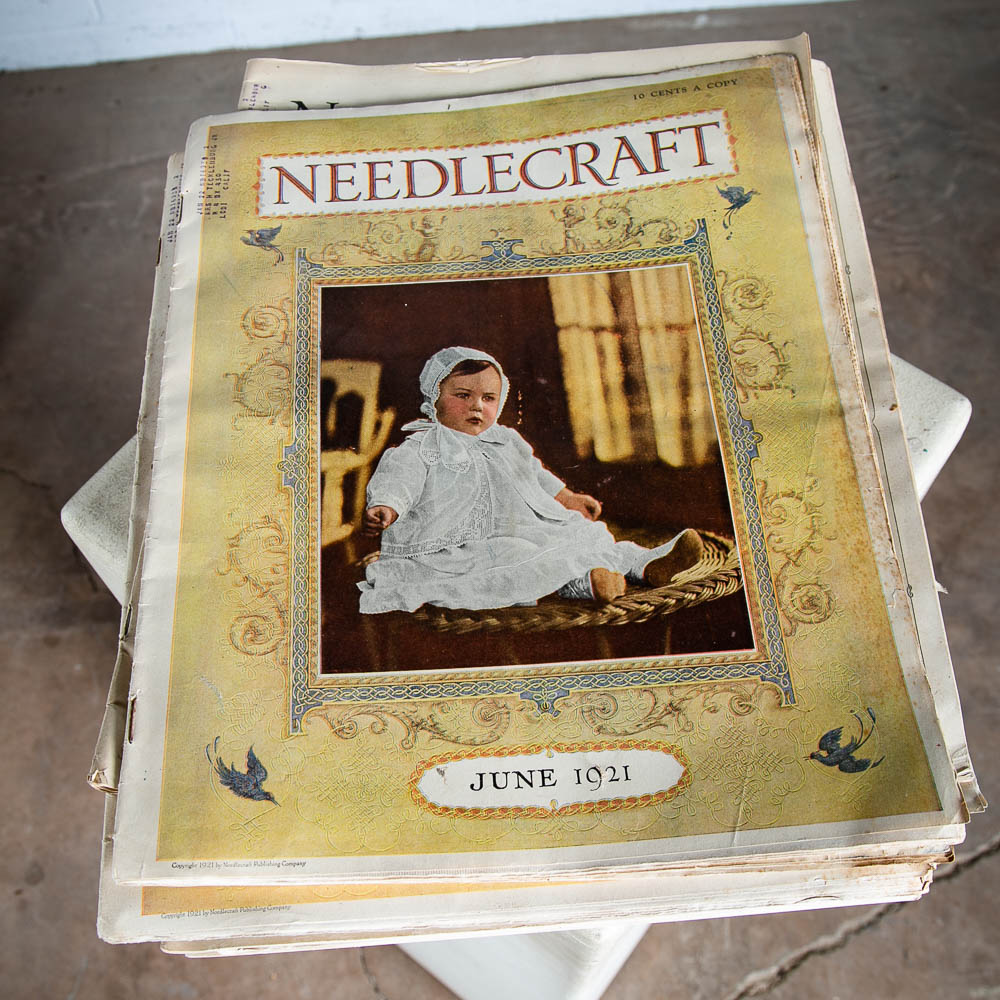 Antique Magazine Lot 110+ Needlecraft 1919-1930 Advertisement Sewing Crafts Mcm - Image 4
