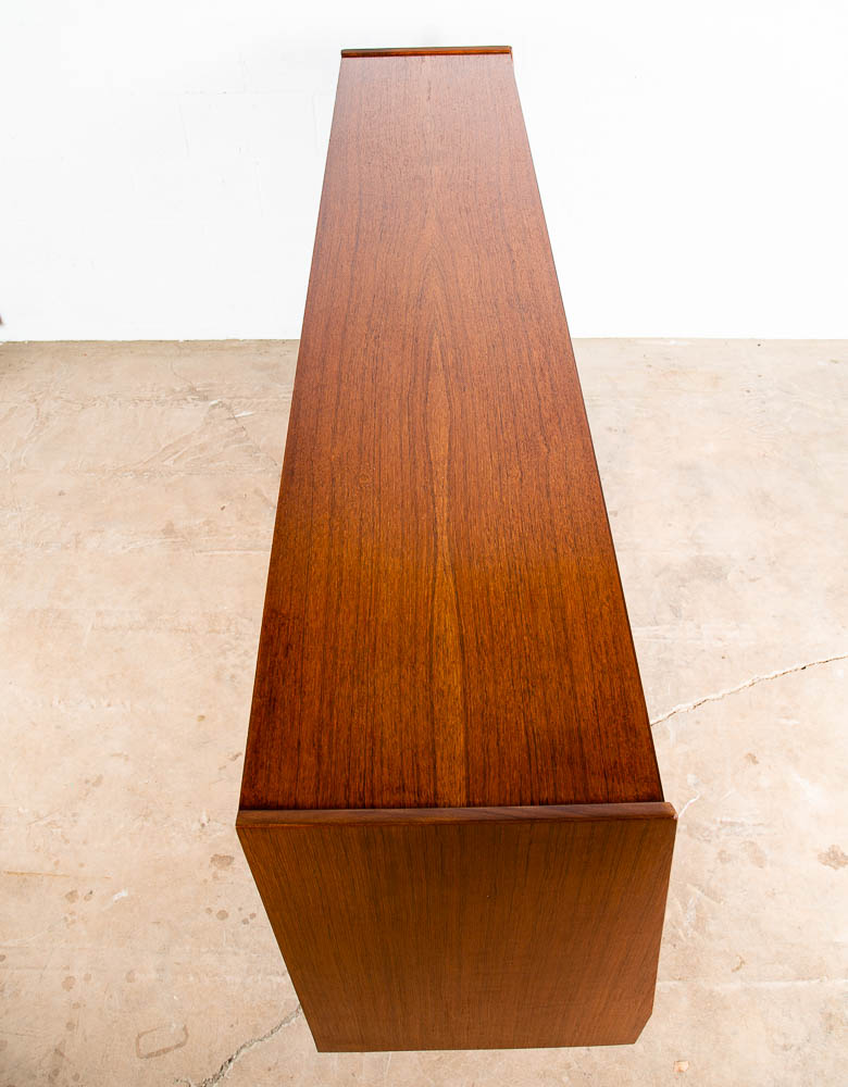 Mid Century Danish Modern Credenza Highboard Bar Sideboard Denmark Mcm Drawers - Image 5