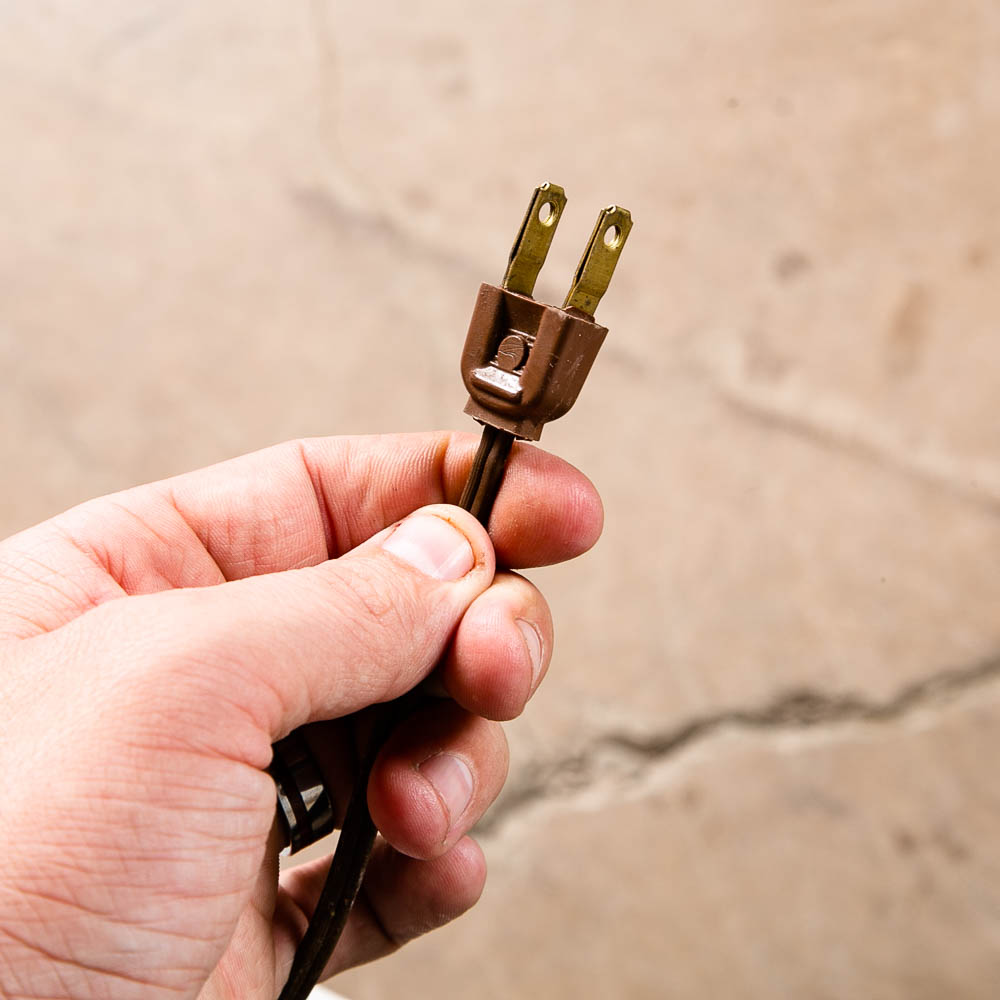 Mid Century Modern Table Lamp Set Pair Orange Brown Vintage Abstract Working 70s - Image 11