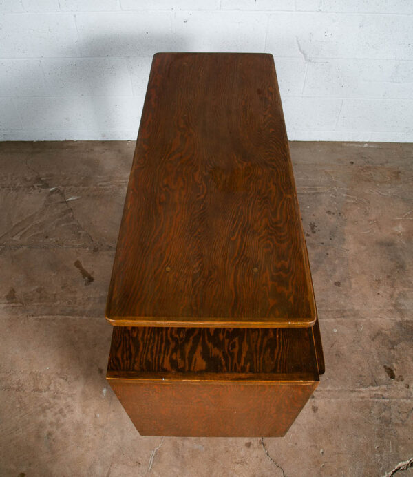 Mid Century Modern Desk Office 3 Drawers Sliding Table Custom Wood Pine Artisan - Image 7