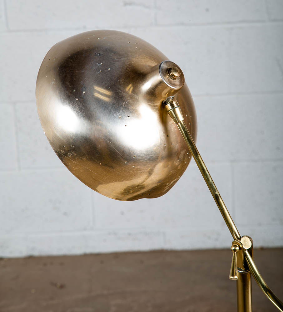 Mid Century Modern Table Lamp Set Pair Thurston Light Lightolier Brass Gold Mcm - Image 5