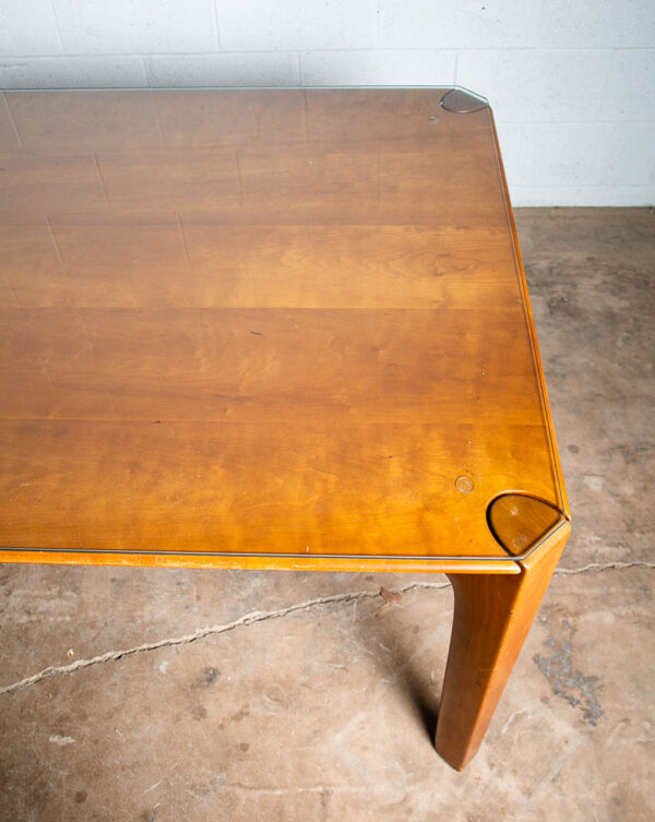 Mid Century Modern Conference Table Solid Cherry Dining 95 in. Large Custom - Image 7