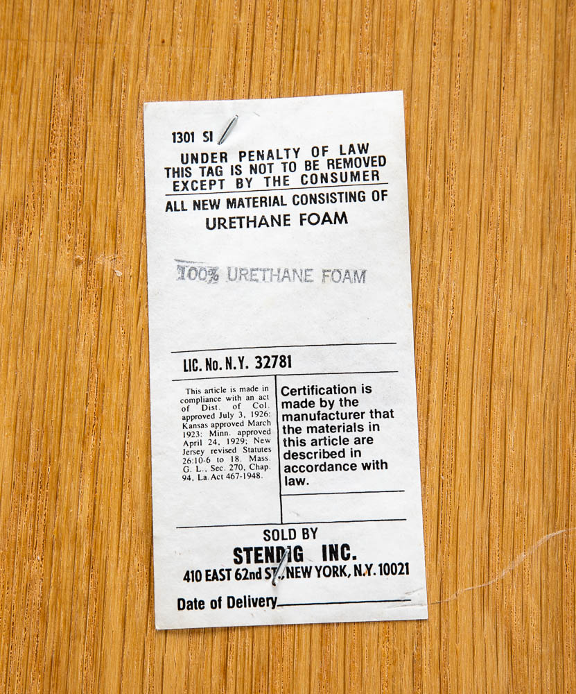 Mid Century Modern Dining Chairs Set 4 Arms Stendig Sculptural Red Oak Stackable - Image 11