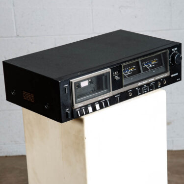 Vintage Sony Cassette Deck Fisher CR-125 Head Tape Player Recorder AS IS Black