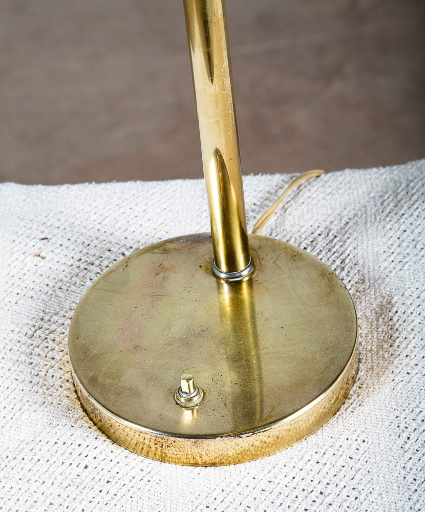 Mid Century Modern Table Lamp Set Pair Thurston Light Lightolier Brass Gold Mcm - Image 9