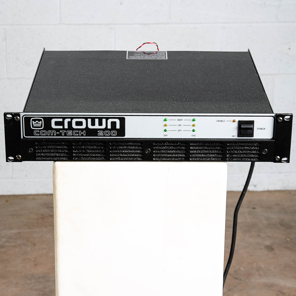 Stereo Power Amplifier Crown Com-Tech 200 1995 110 Watts per channel - Image 2