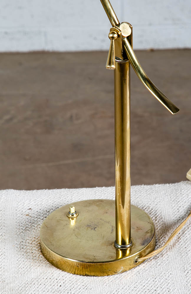 Mid Century Modern Table Lamp Set Pair Thurston Light Lightolier Brass Gold Mcm - Image 7