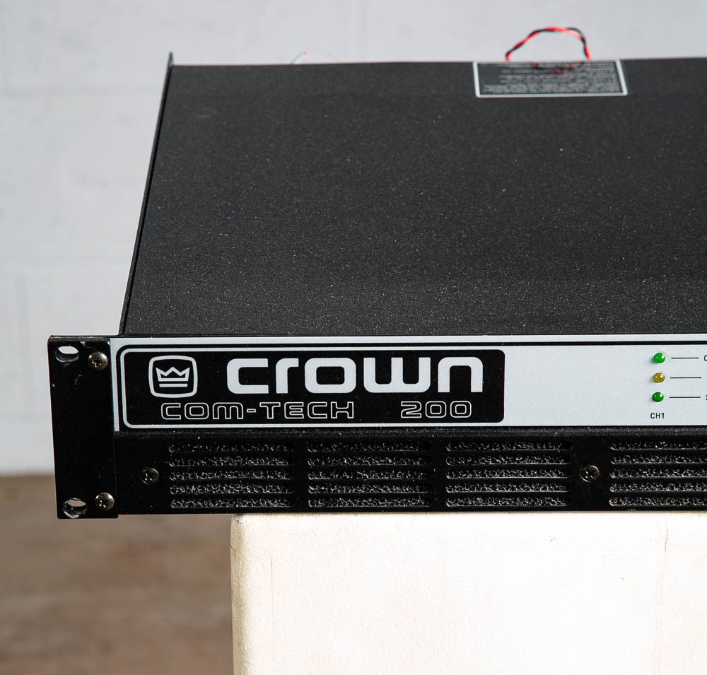 Stereo Power Amplifier Crown Com-Tech 200 1995 110 Watts per channel - Image 6