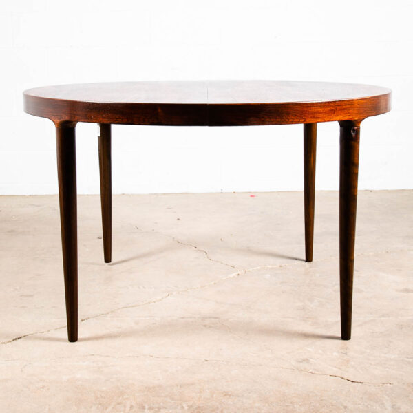 Mid Century Danish Modern Dining Table Brazilian Rosewood Extension x2 Skovmand - Image 4
