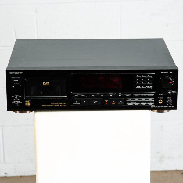 Vintage Sony Cassette Deck DAT DTC-700 Head Tape Player Recorder AS IS Black - Image 2