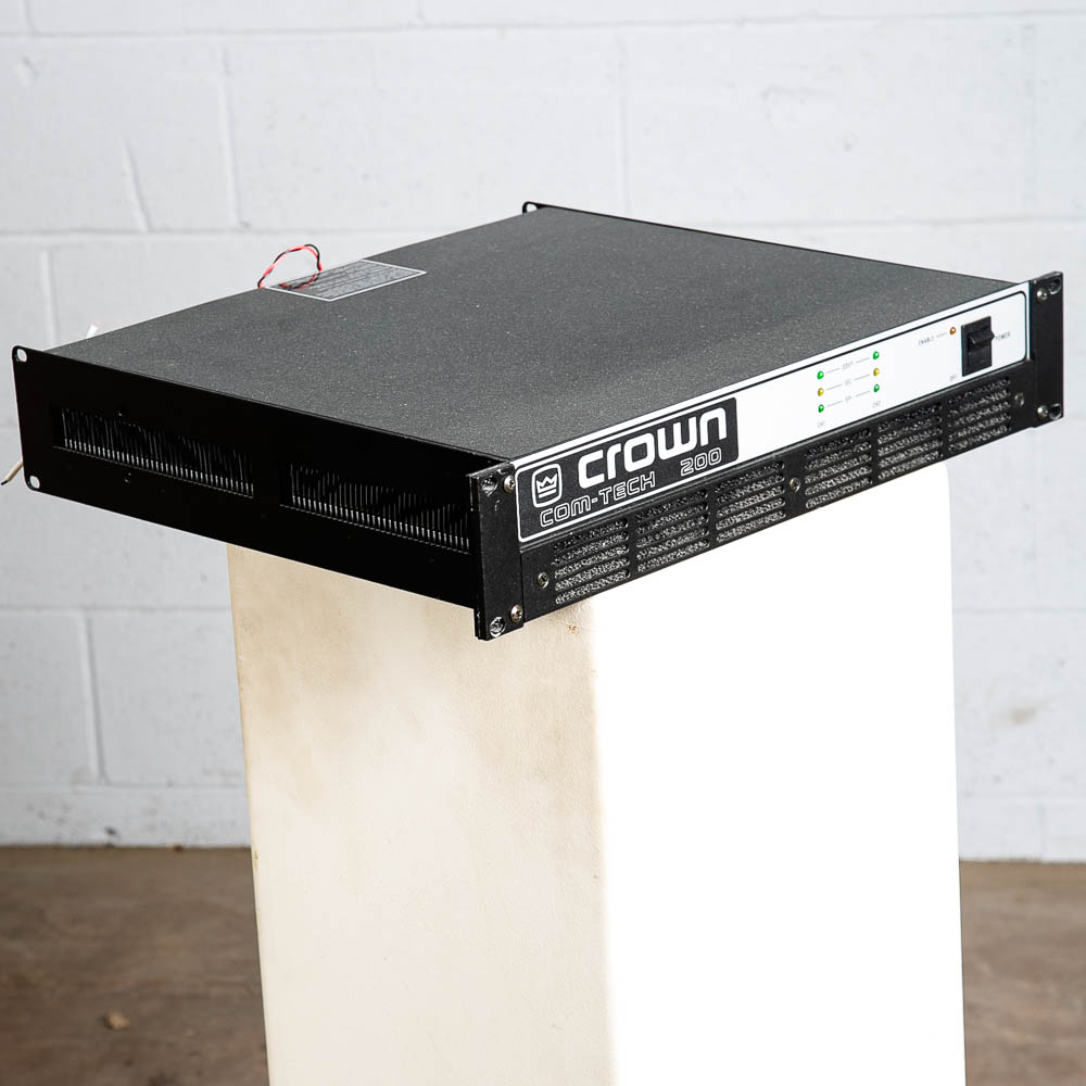 Stereo Power Amplifier Crown Com-Tech 200 1995 110 Watts per channel