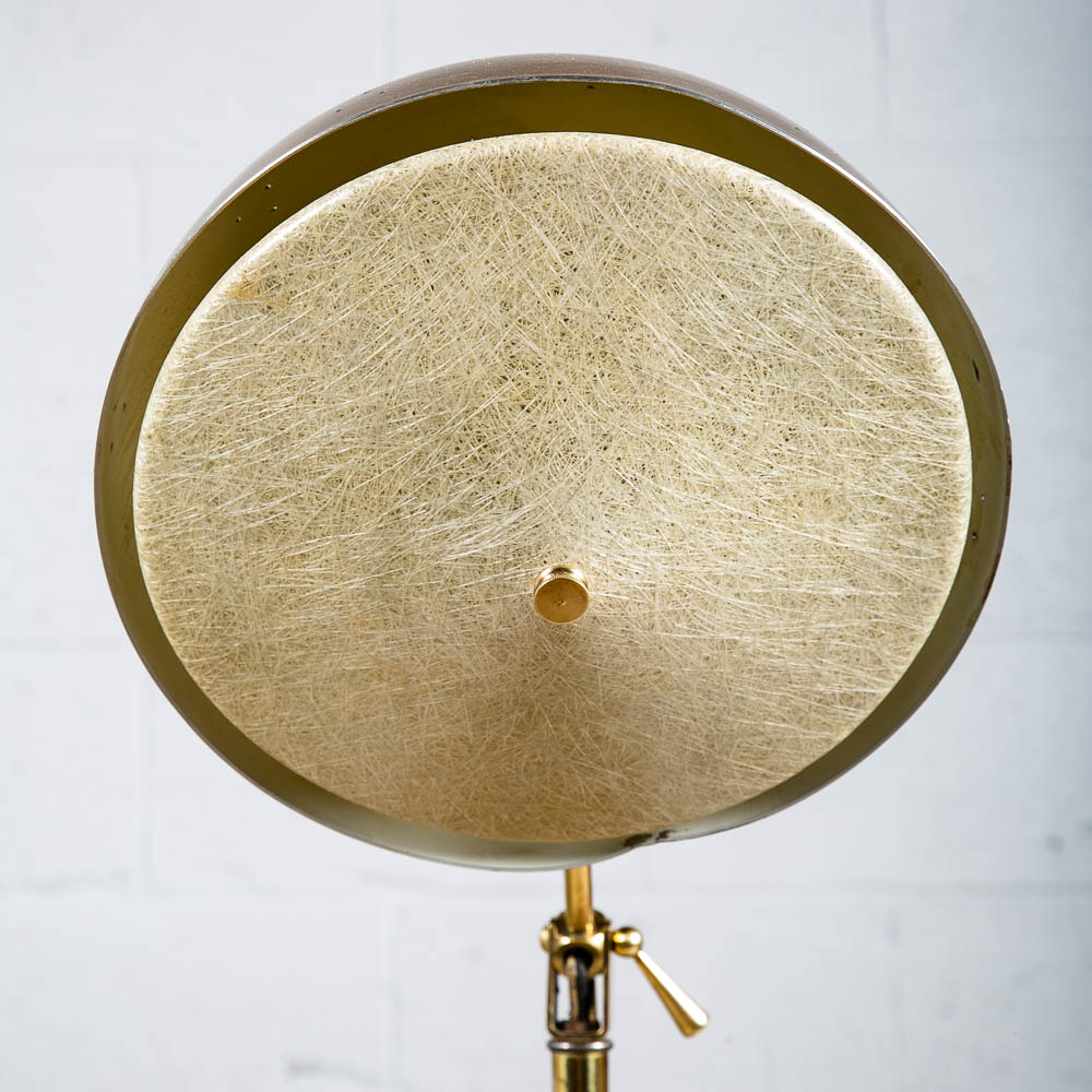 Mid Century Modern Table Lamp Set Pair Thurston Light Lightolier Brass Gold Mcm - Image 11