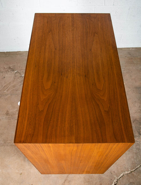 Mid Century Modern Highboy Dresser Drexel Declaration Kipp Stewart Walnut Chest - Image 5