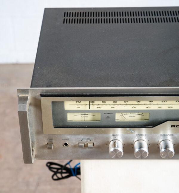 Mid Century Modern AM/FM Stereo Receiver Rotel RX-503 Silver AS IS 1977 - Image 8