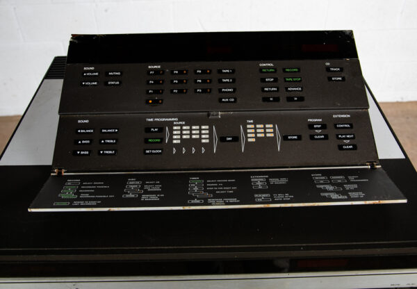 Mid Century Receiver Bang Olufsen Beosystem 5000 B&O CD Player Tape Remote As Is - Image 10