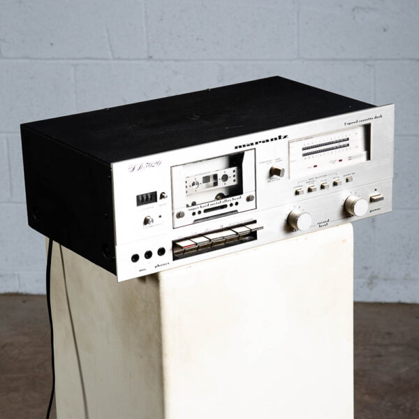 Vintage Marantz Tape Deck Marantz SD-3020 Silver Stereo 2 Speed Cassette AS IS