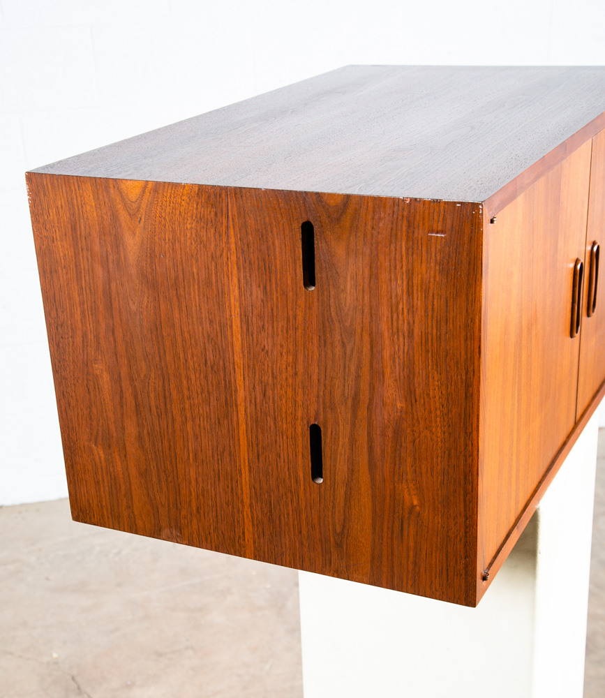 Mid Century Modern Wall Unit Cabinet Omni Unlimited Modular George Nelson Walnut - Image 5