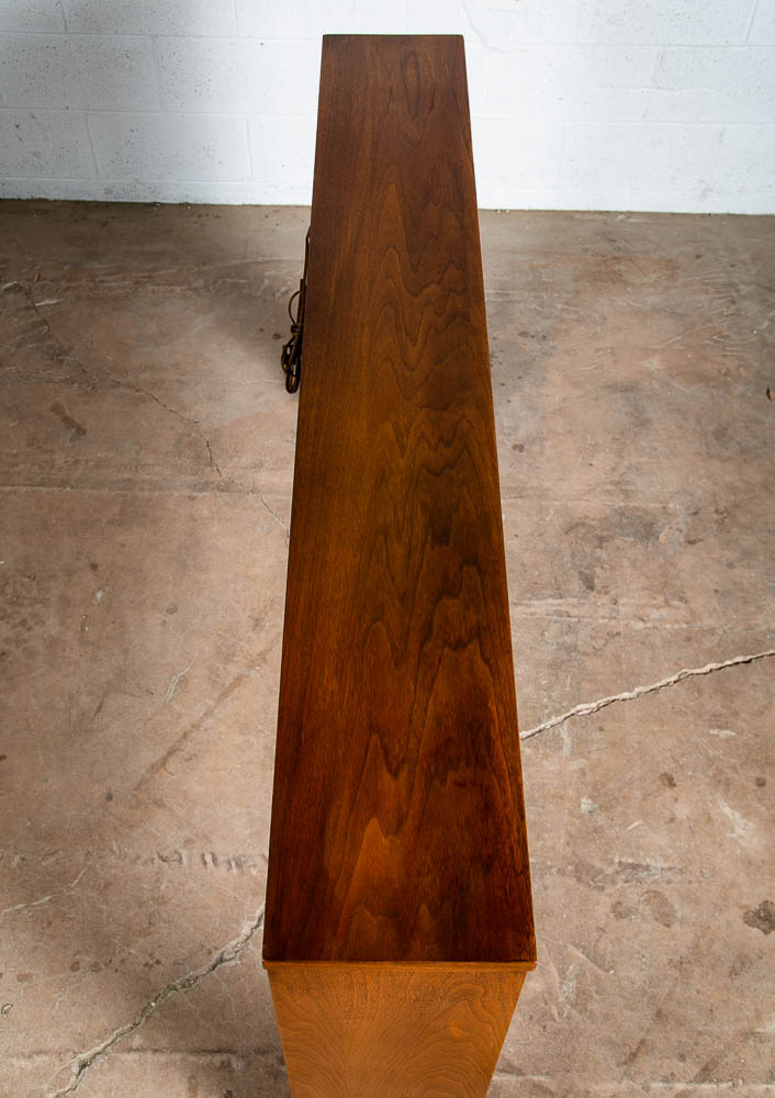 Mid Century Modern Headboard Bed Frame Full S Broyhill Forward 70 Mcm Vintage - Image 5