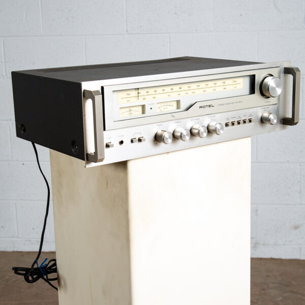 Mid Century Modern AM/FM Stereo Receiver Rotel RX-503 Silver AS IS 1977 - Image 3