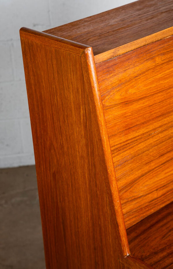 Mid Century Danish Modern Secretary Desk Bureau Denmark Vintage Drawers Vanity - Image 10