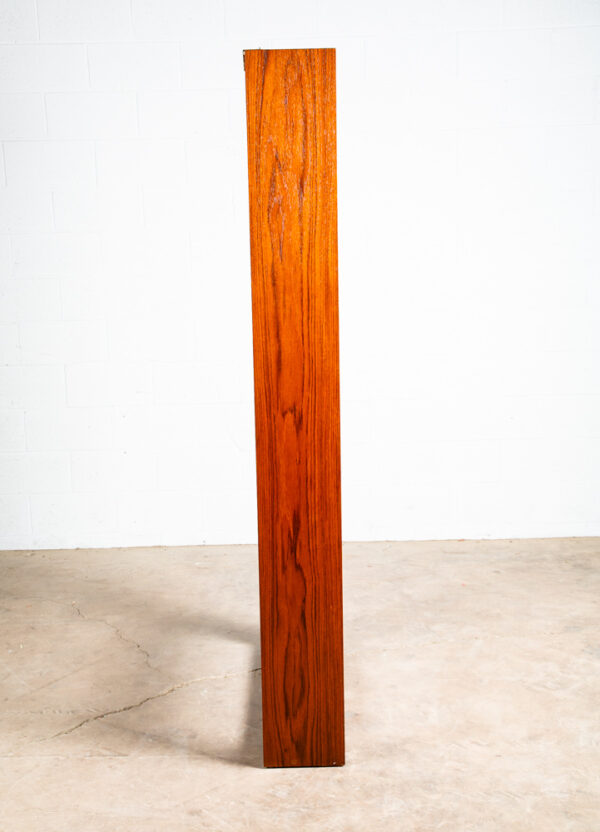 Mid Century Danish Modern Bookshelf Teak Adjustable Shelving Modular Magazine - Image 4