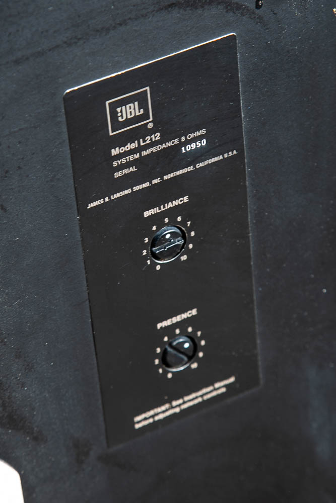 Mid Century Modern Speakers JBL L212 Walnut Vintage Speaker Subwoofer Floor 3way - Image 11