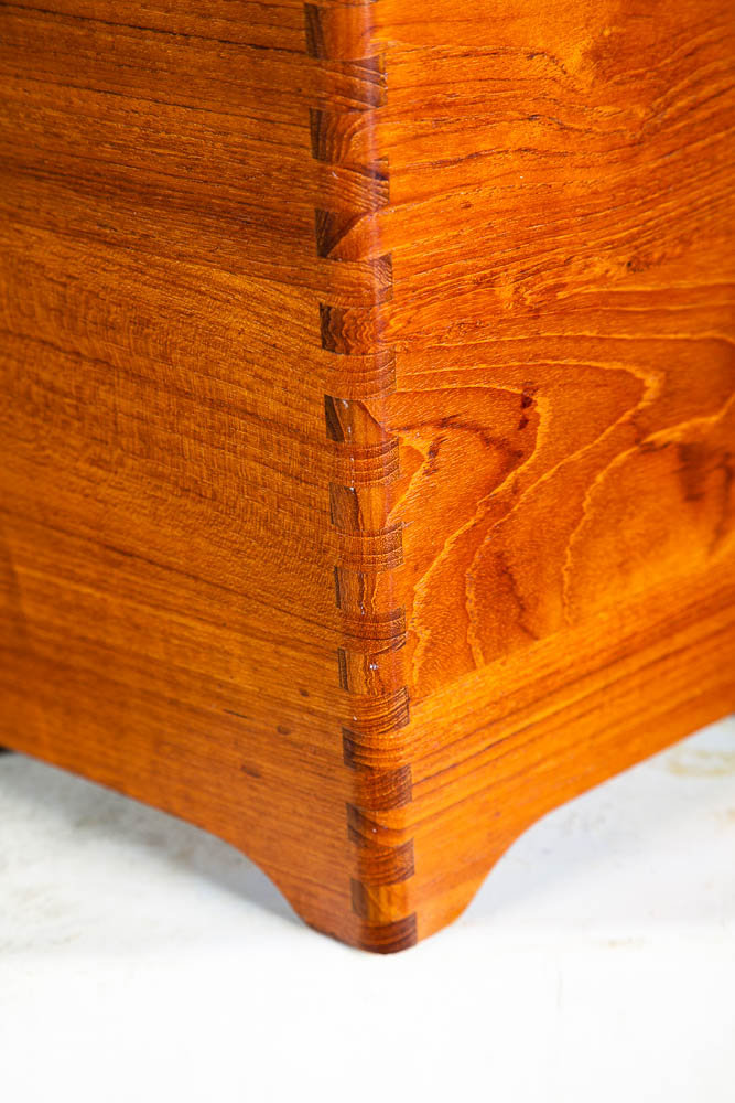 Mid Century Danish Modern Trash Bin Teak Waste Basket Denmark Fingerjointed Mcm - Image 10