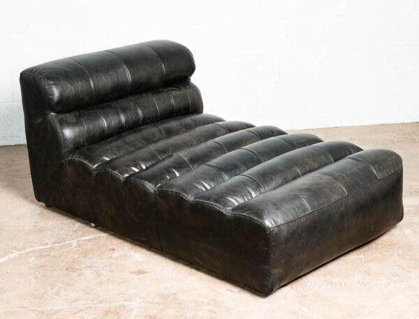 Modern Sofa Sectional Black Leather Couch Moe's Home Collection Ramsay Modular - Image 9