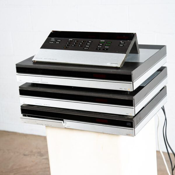 Mid Century Receiver Bang Olufsen Beosystem 5000 B&O CD Player Tape Remote As Is - Image 2