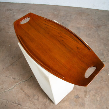 Mid Century Danish Modern serving Tray Dansk Teak Oval IHQ Jens Quistgaard M