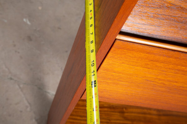 Mid Century Danish Modern Bookshelf Teak Adjustable Shelving Modular Magazine - Image 5