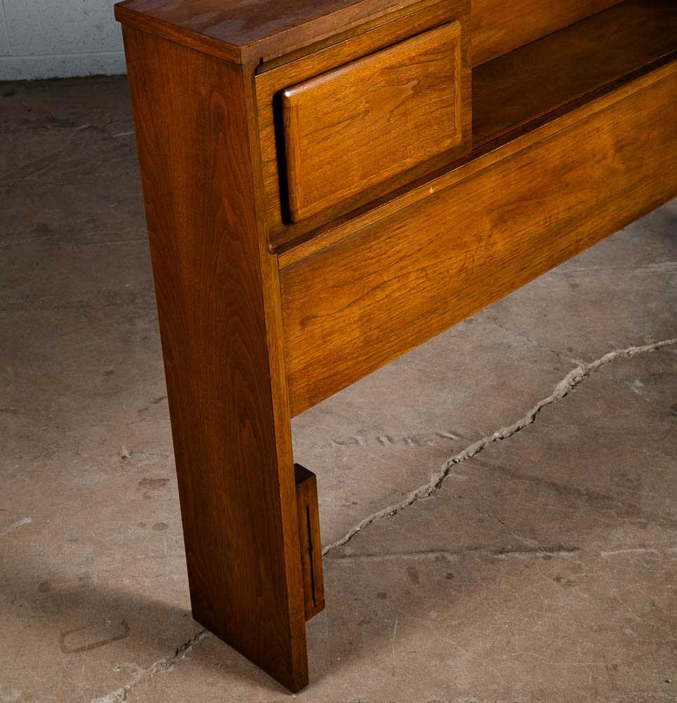 Mid Century Modern Headboard Bed Frame Full S Broyhill Forward 70 Mcm Vintage - Image 8