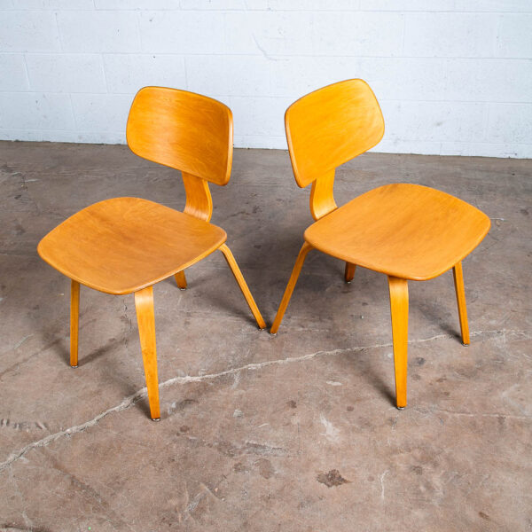Mid Century Modern Dining Chairs Set 6 Thonet Bentwood Bent Plywood Restored Mcm - Image 5