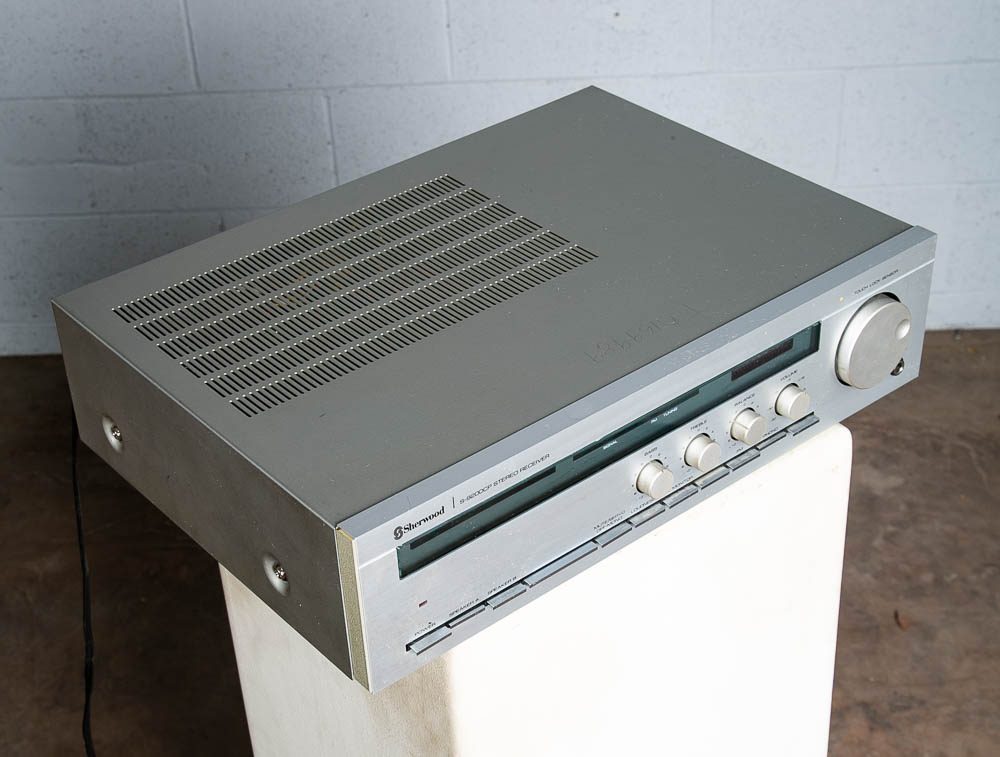 Vintage Receiver Sherwood Stereo S-9200CP Silver Face Retro Amplifier - Image 2
