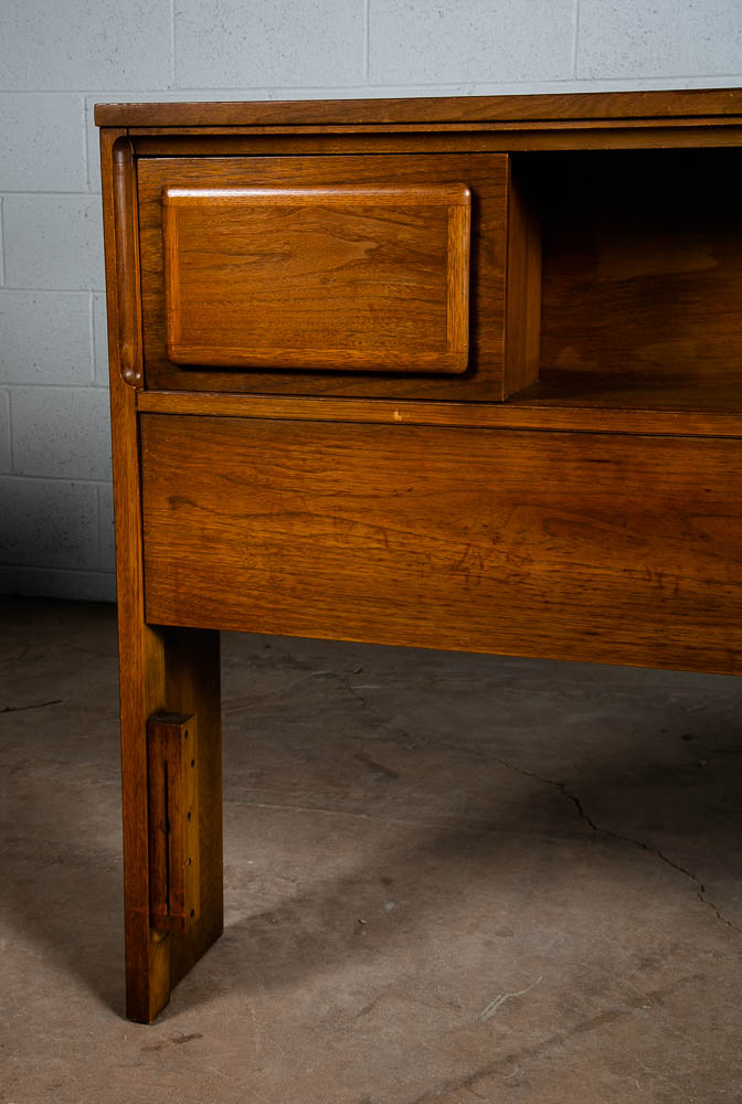 Mid Century Modern Headboard Bed Frame Full S Broyhill Forward 70 Mcm Vintage - Image 7