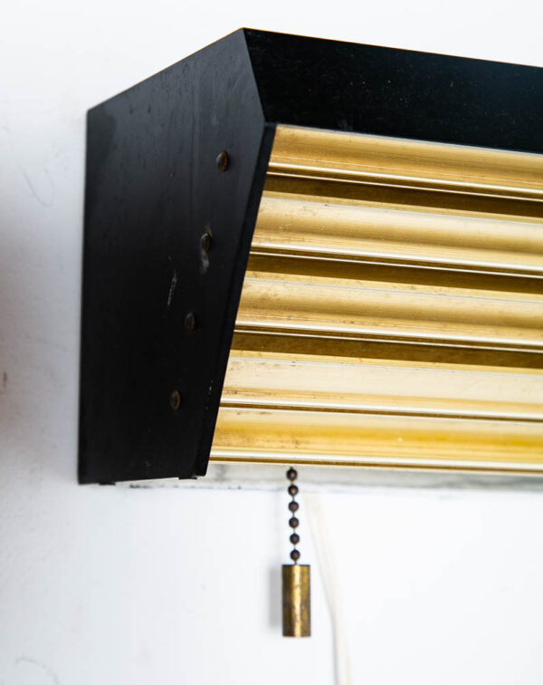 Mid Century Modern Lamp Wall Lamp Lightolier Gold Adjustable Metal Pull Switch - Image 8