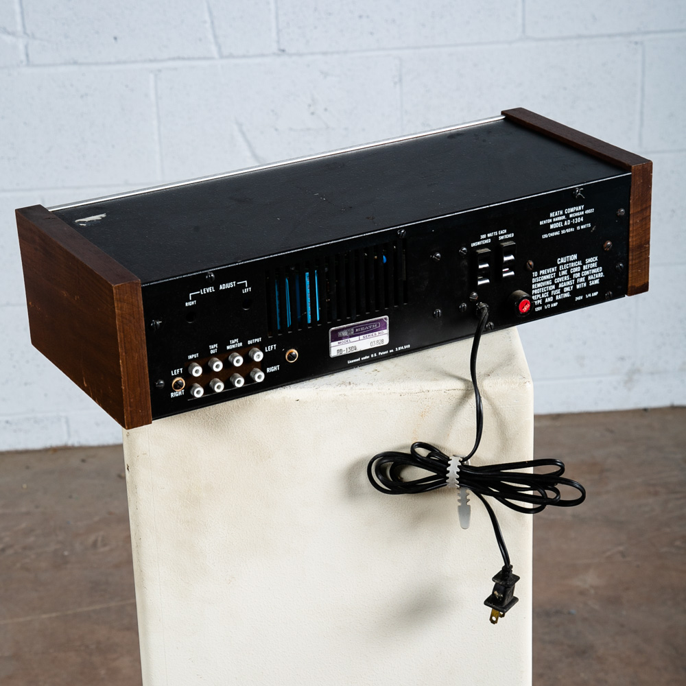 Mid Century Modern Heathkit AD-1304 Active Audio Processor Silver Face Tested As Is - Image 4