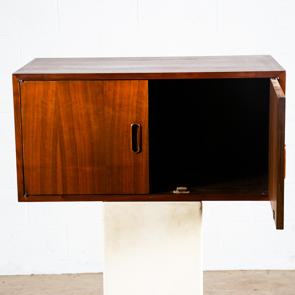 Mid Century Modern Wall Unit Cabinet Omni Unlimited Modular George Nelson Walnut - Image 10