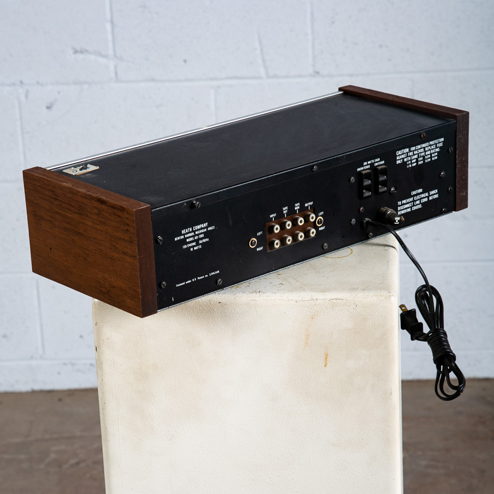 Mid Century Modern Heathkit AD-1305 EQ Equalizer Silver Face Tested As Is - Image 4