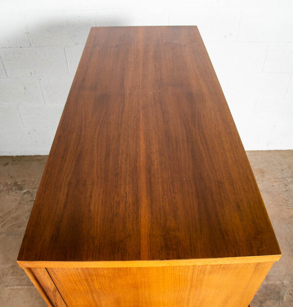 Mid Century Modern Dresser Highboy Kent Coffey 5 Drawer Perspecta Brasilia Wood - Image 6