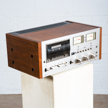 Mid Century Modern Stereo Cassette Tape Deck Pioneer CT-F9191 Walnut Case AS IS